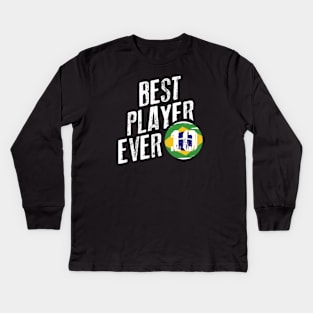Best player ever is number 10 Kids Long Sleeve T-Shirt